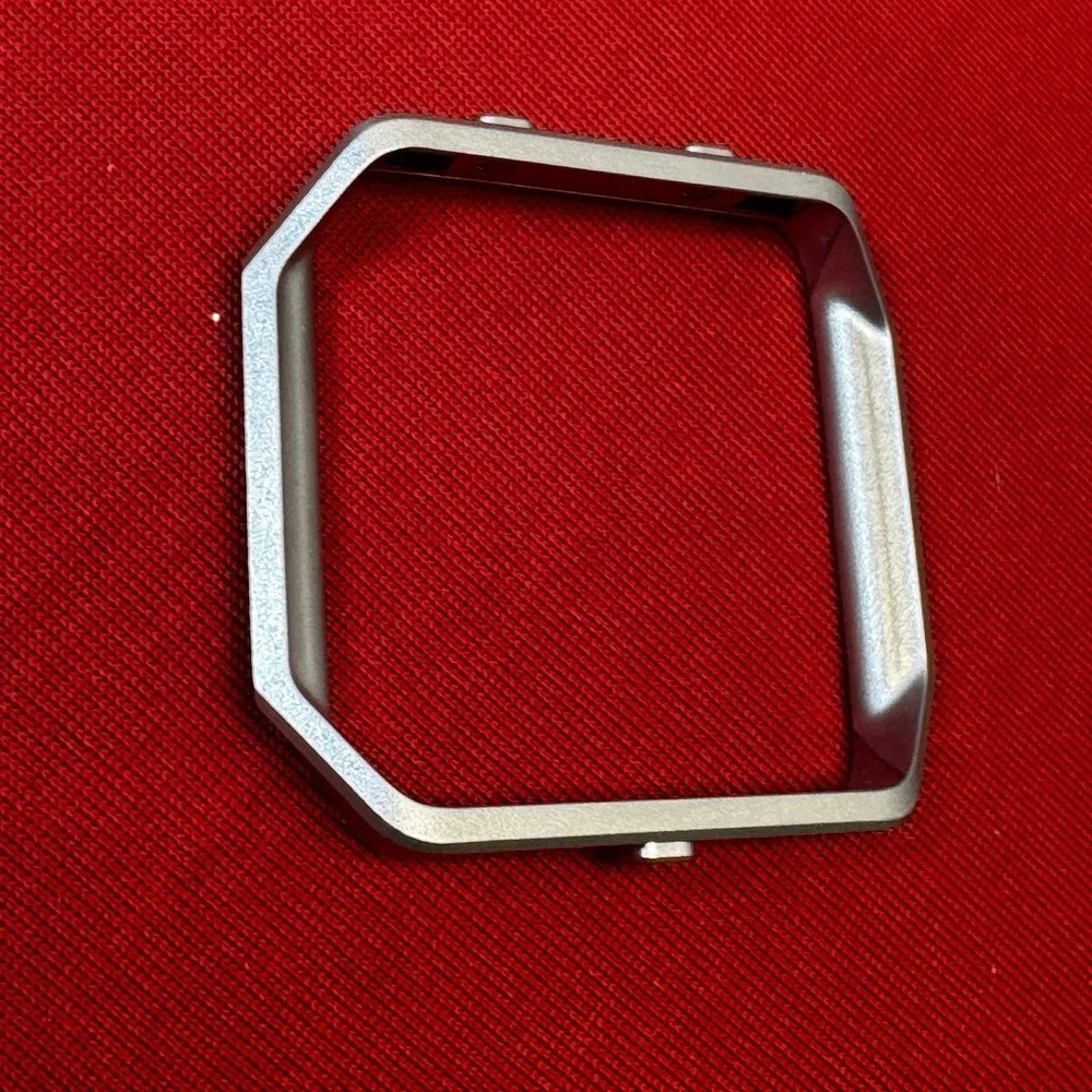 Brushed Nickel Tone Smart Watch Face Frame‎